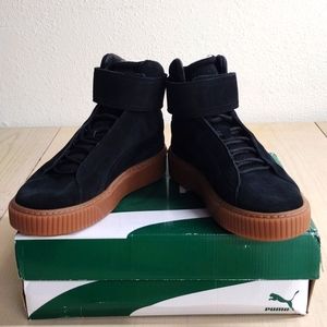 PUMA women's PLATFORM MID OW SNEAKER